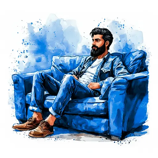 The image is generated by AI